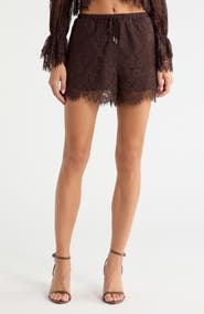 KITTENISH Asymmetric Lace Skort