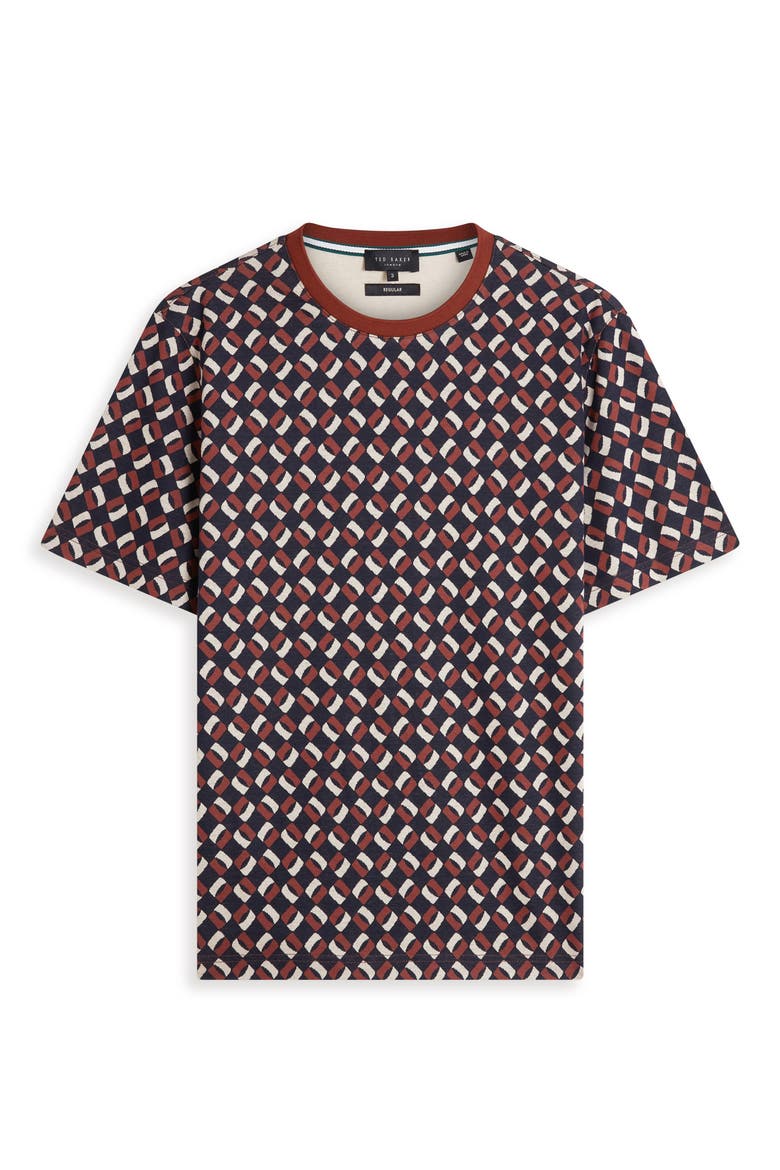 Neeriss Mercerised Cotton T-Shirt, Alternate, color, MAROON