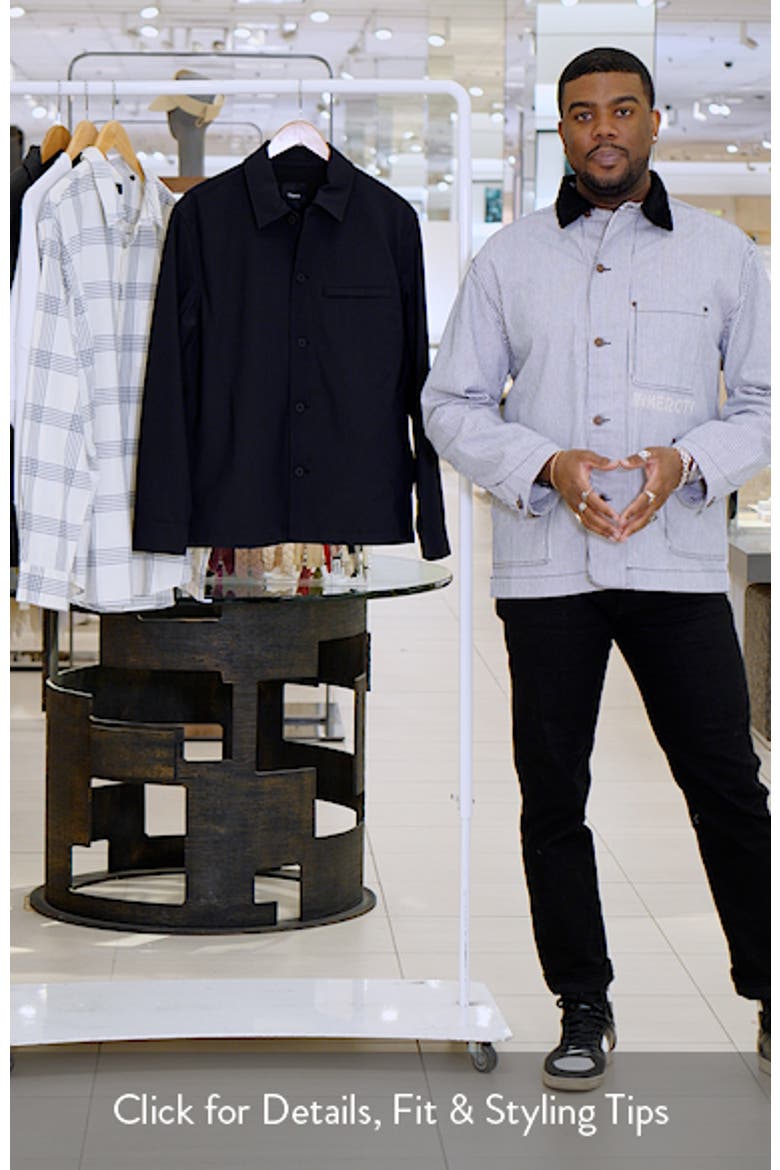 Overshirt in Precision Ponte Jacket video