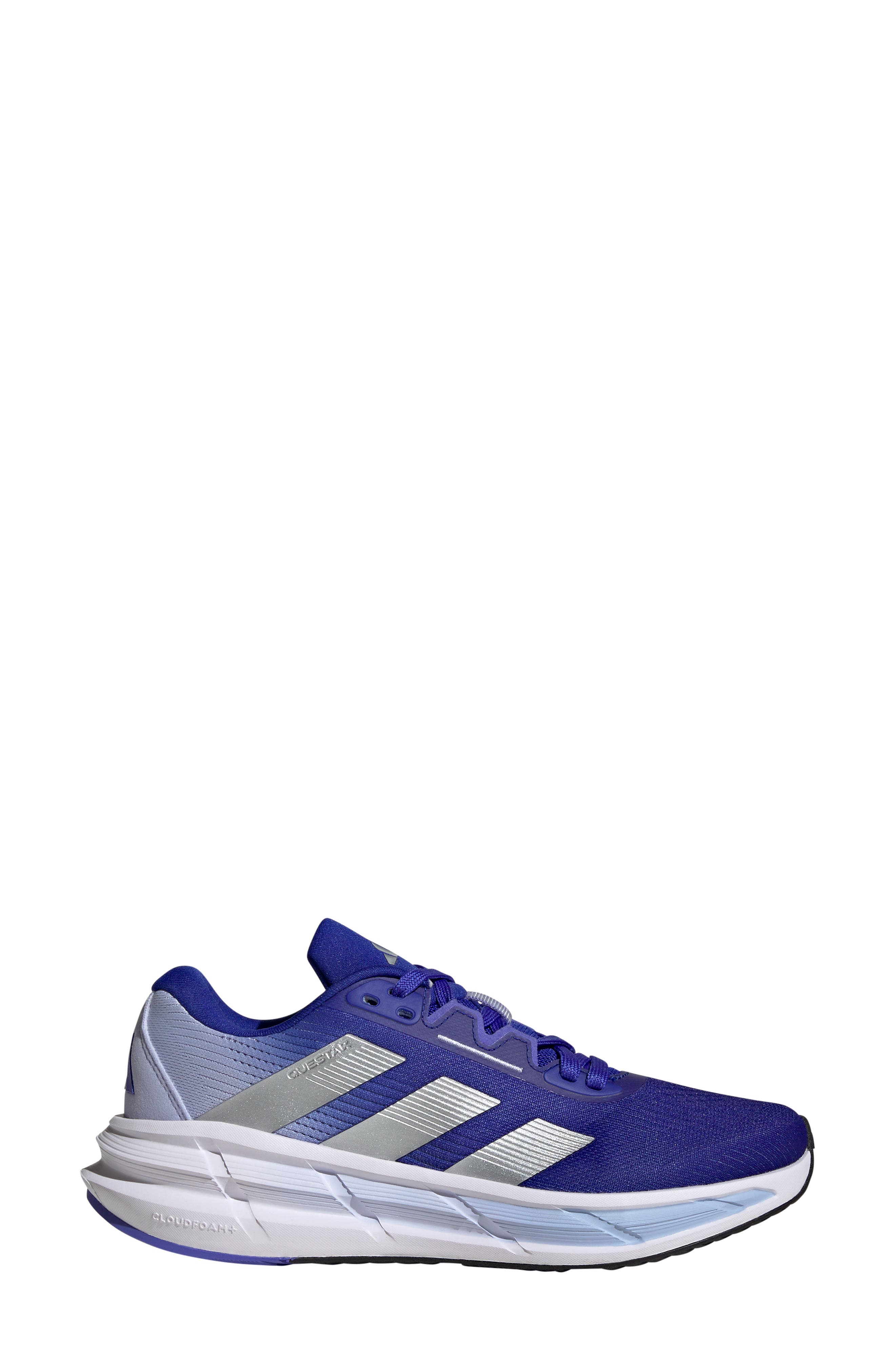 adidas Questar 3 Running Shoe, Alternate, color, Lucid Blue/ Silver/ Violet