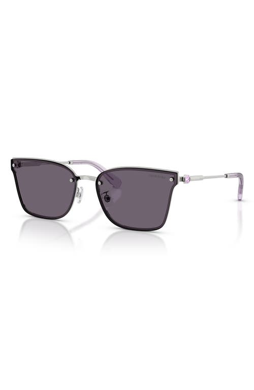 Swarovski 62mm Irregular Sunglasses