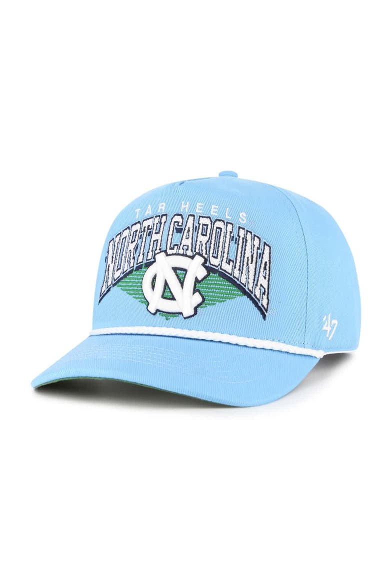 Men's '47 Carolina Blue North Carolina Tar Heels Pomona Rope Hitch Adjustable Hat, Main, color, Light Blue