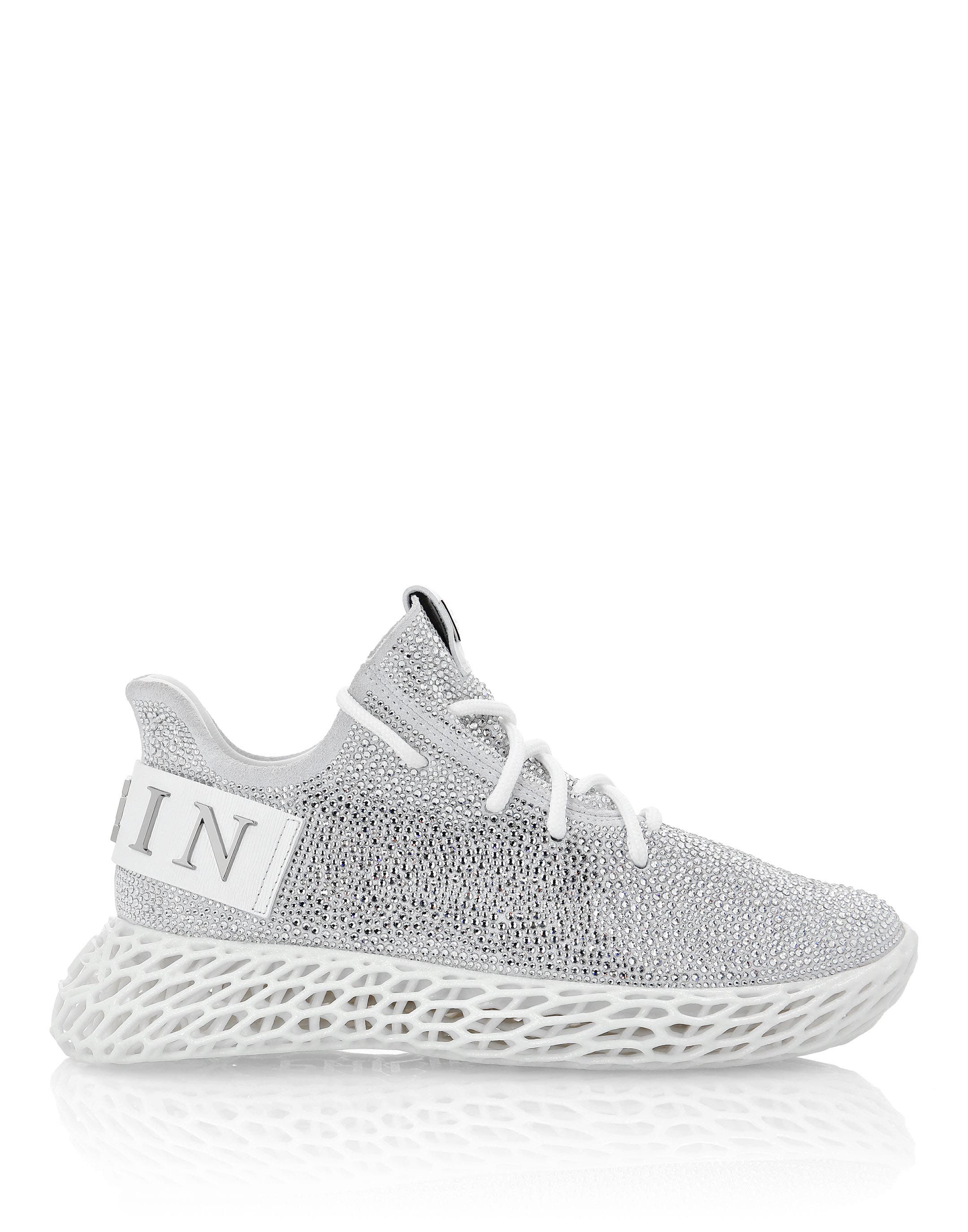 Runner Sneaker Skeleton Women, Alternate, color, crystal