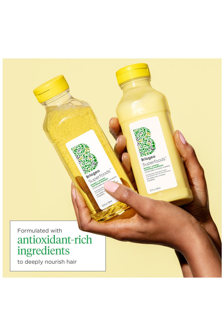Superfoods Banana + Coconut Nourishing Shampoo & Conditioner Duo for Dry Hair $56 Value, Alternate, color, NO COLOR