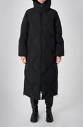 The Recycled Planet Company Dida Faux Fur Trim Water Repellent Down Puffer Coat