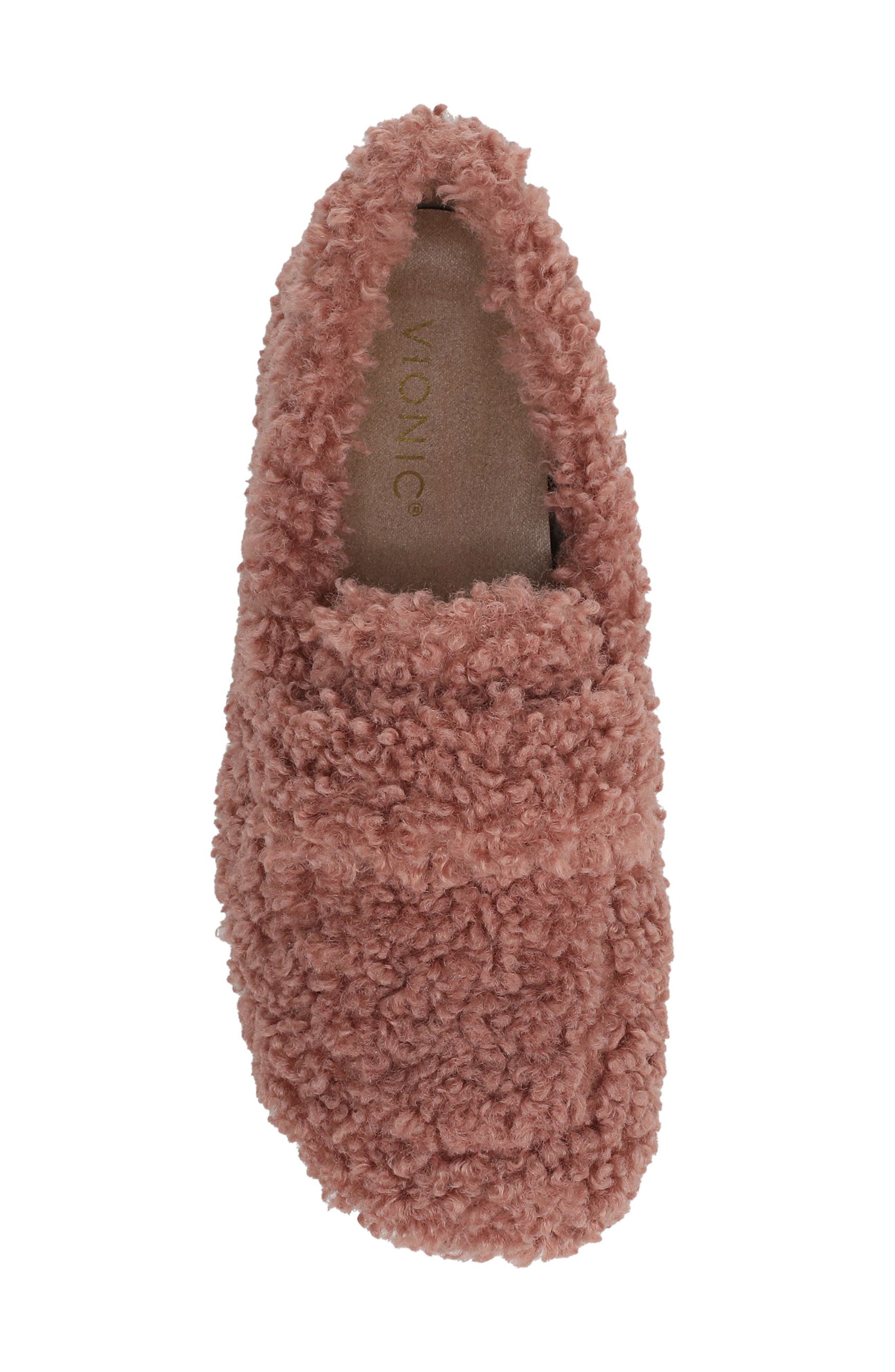 Snuggle Faux Shearling Slipper, Alternate, color, CINDER ROSE