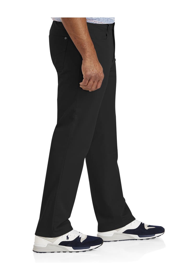 Big & Tall 5-Pocket Everyday Stretch Twill Pants, Alternate, color, MIDNIGHT BLACK