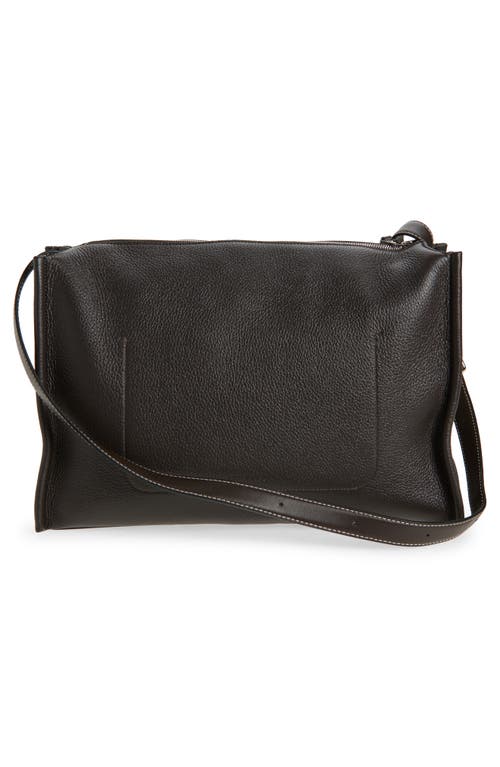 Jw Anderson Loafer Suede Messenger Bag In Black