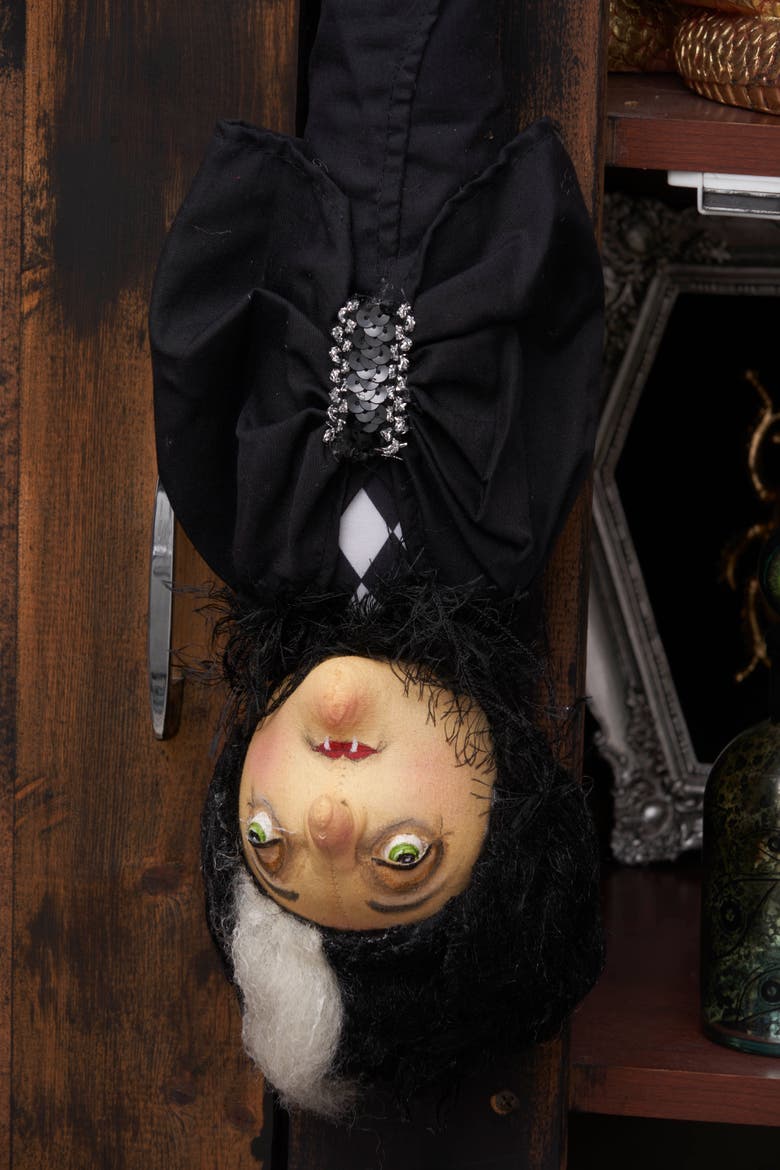 Pauline Joe Spencer Gathered Traditions Halloween Figurine 29", Alternate, color, Black
