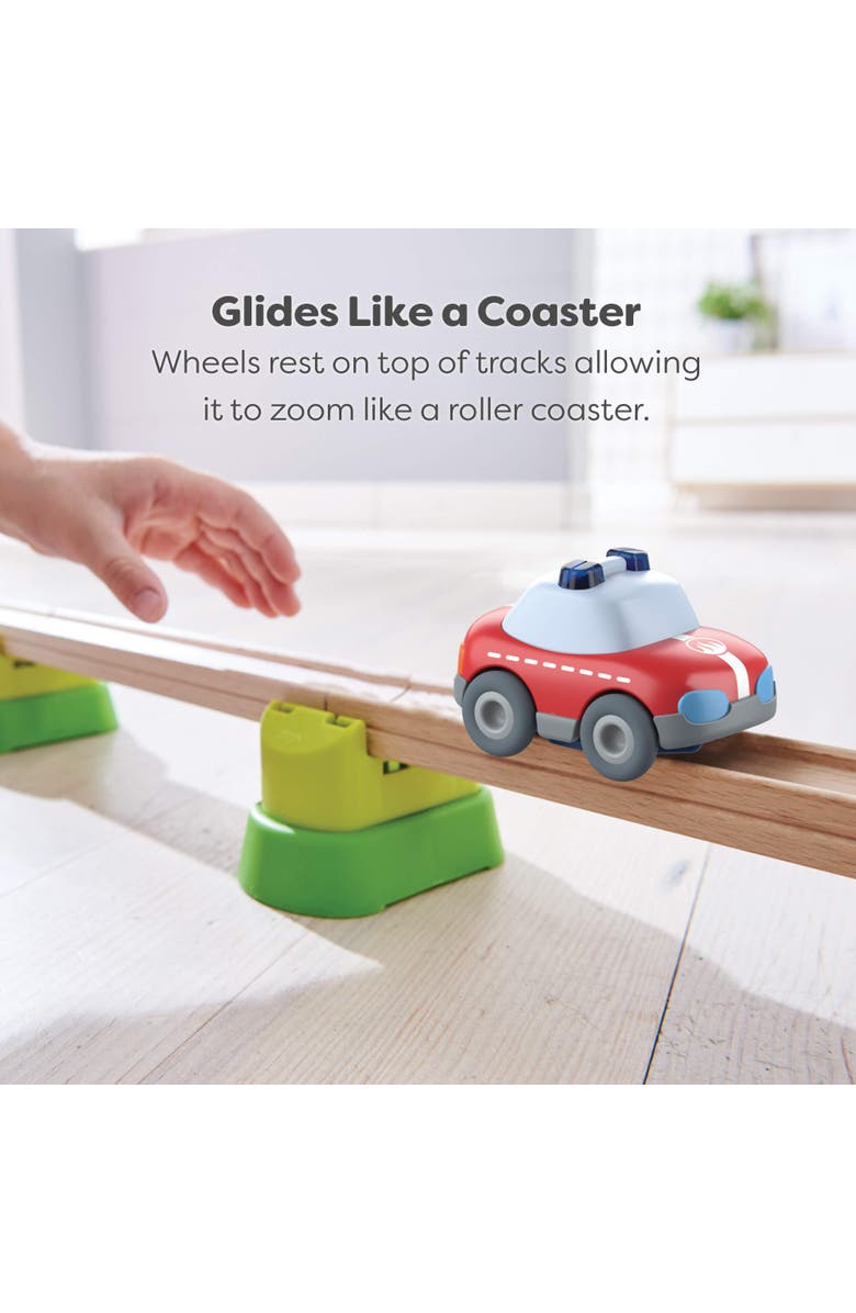 HABA Cars Red Fire Car Push & Go Vehicle, Alternate, color, Red Multi
