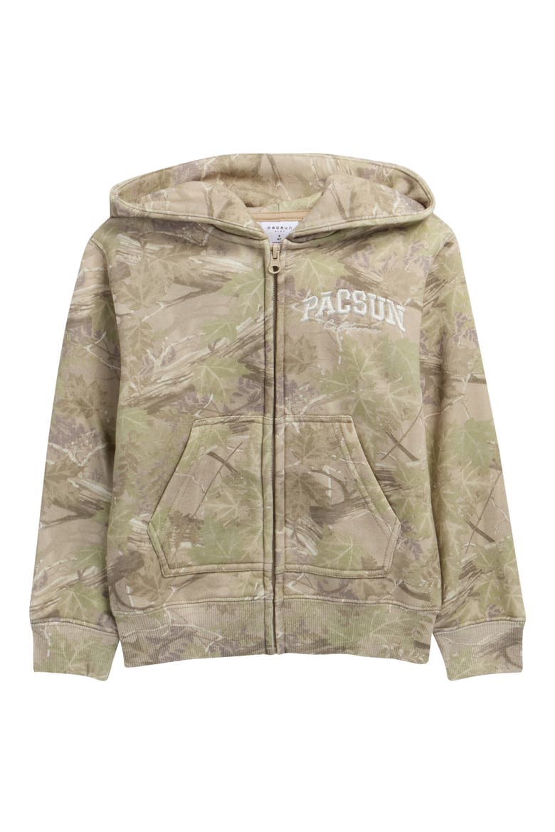 Kids' Camo Zip Hoodie, Main, color, CAMOUFLAGE