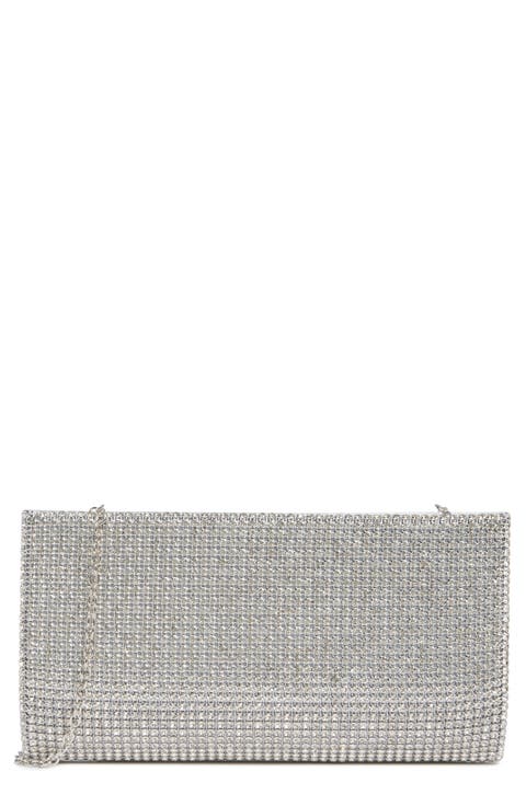 Elaine Oversize Rhinestone Embellished Clutch