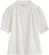 Seasalt Cornwall Shore Patch Organic Cotton Button-Up Top