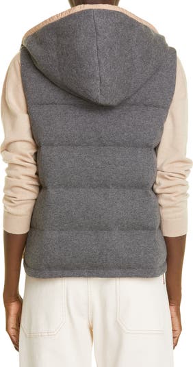 ダウンベスト BRUNELLO CUCINELLI Monile reversible vest (MPMWE3080 C7082) Brunello Cucinelli Reversible Down Puffer Vest | Nordstrom