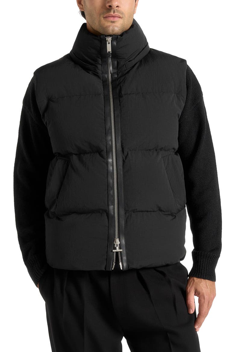 Eric 2-in-1 Puffer Gilet Jacket, Alternate, color, Black