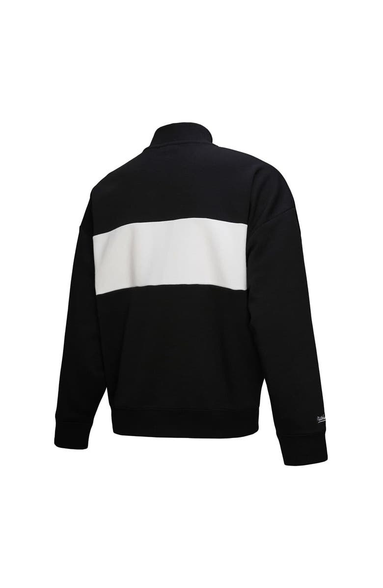 Mitchell & Ness Women's Mitchell & Ness Black Seattle Mariners Quarter-Zip Pullover Top, Alternate, color, 