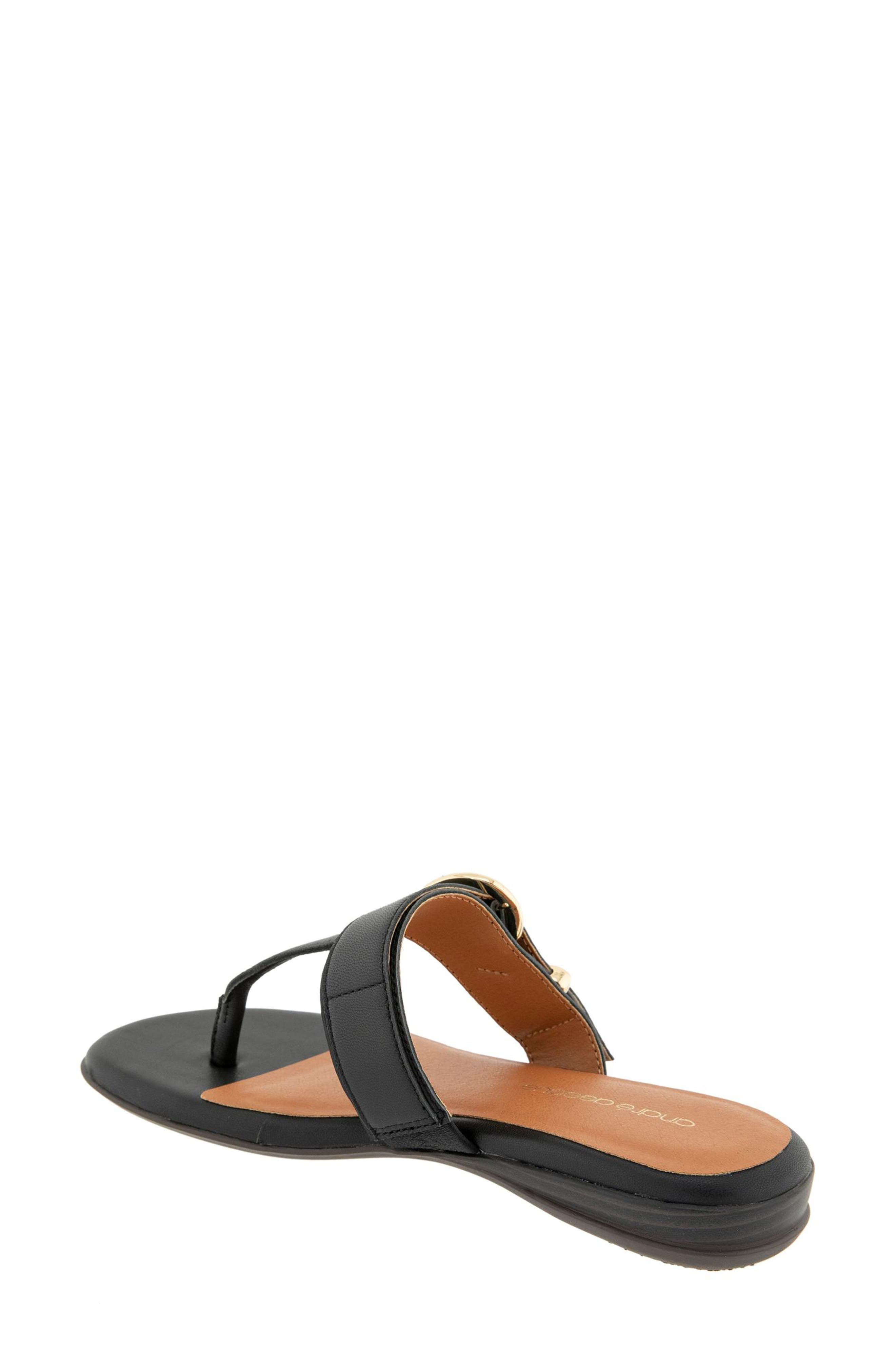 André Assous Nix Flip Flop, Alternate, color, Black