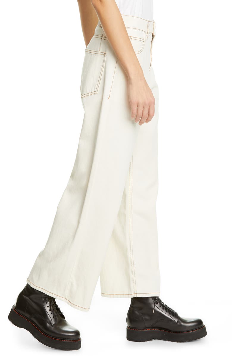 Marni High Waist Ankle Wide Leg Pants, Alternate, color, 