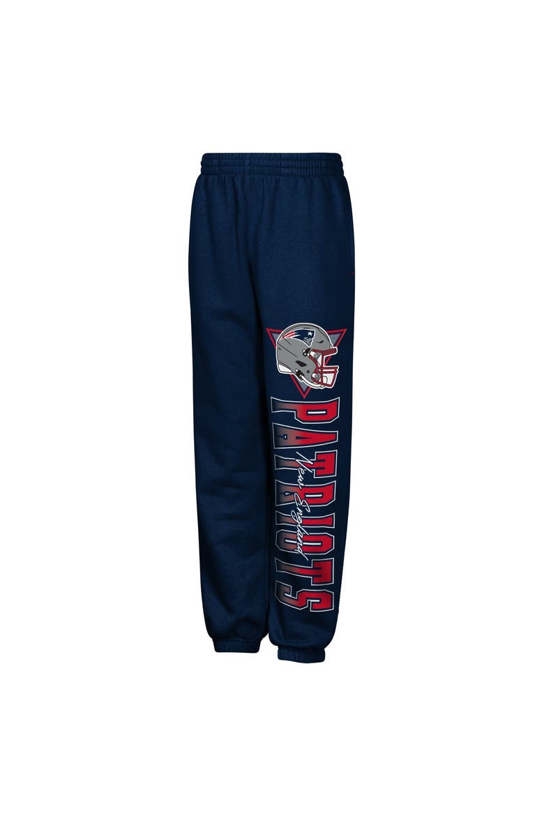 Youth Outerstuff  Navy New England Patriots Run & Gun Sweatpants, Main, color, Navy