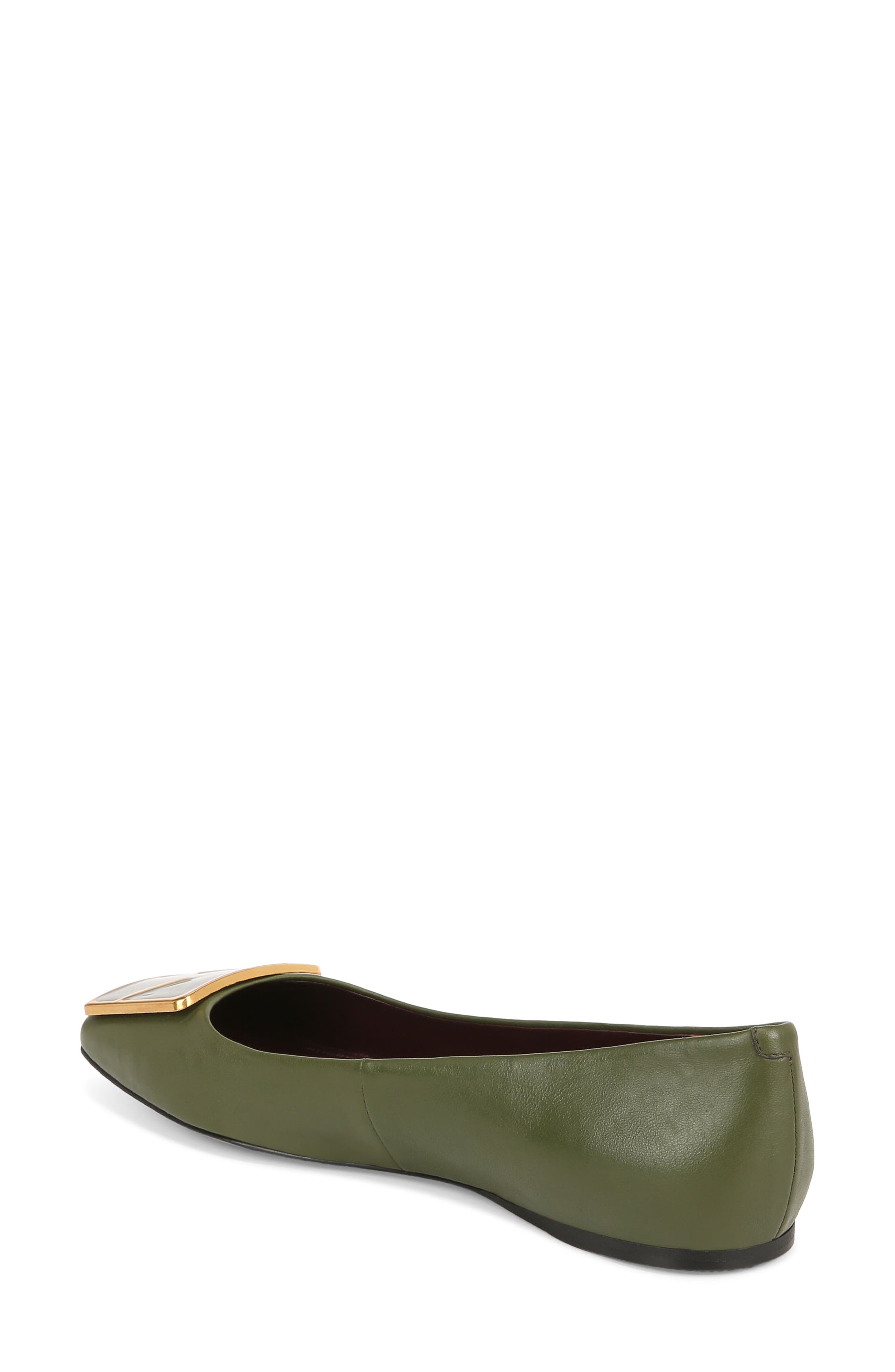 Flexa Amaya Ballet Flat, Alternate, color, ARMY