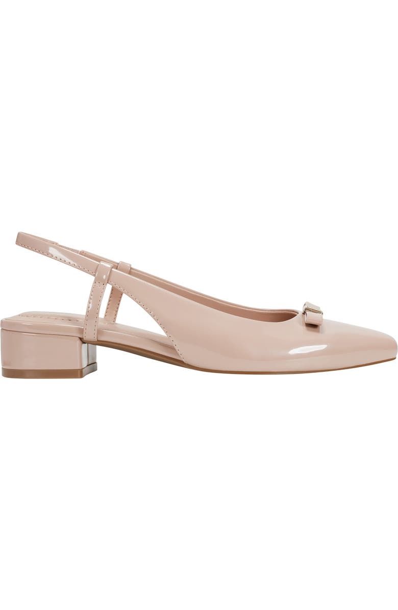 Bandolino Andies Slingback Pump, Alternate, color, Light Natural Patent