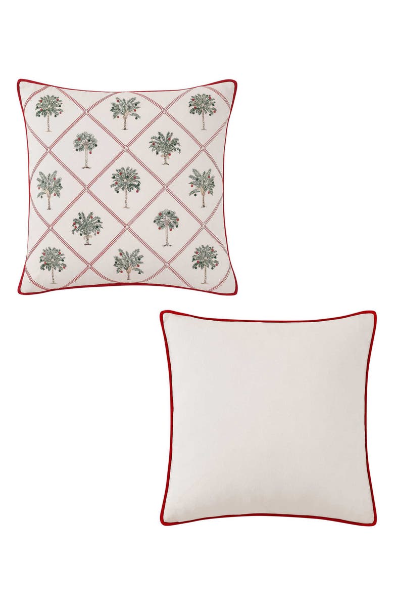 Tommy Bahama Palm Tree Trellis Decorative Accent Pillow, Alternate, color, 