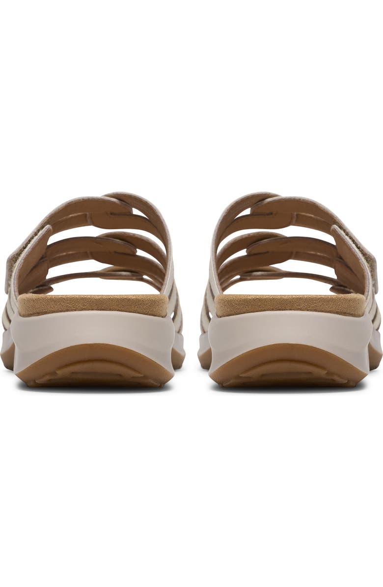 Clarks<sup>®</sup> Maelynn Abby Sandal - Wide Width Available, Alternate, color, Cream Leather
