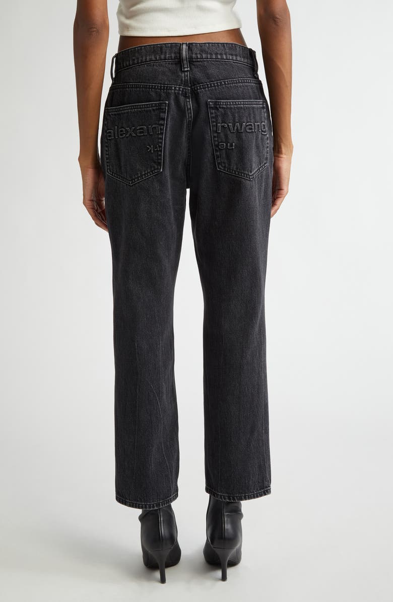 Alexander Wang OG High Waist Stovepipe Jeans, Alternate, color, 