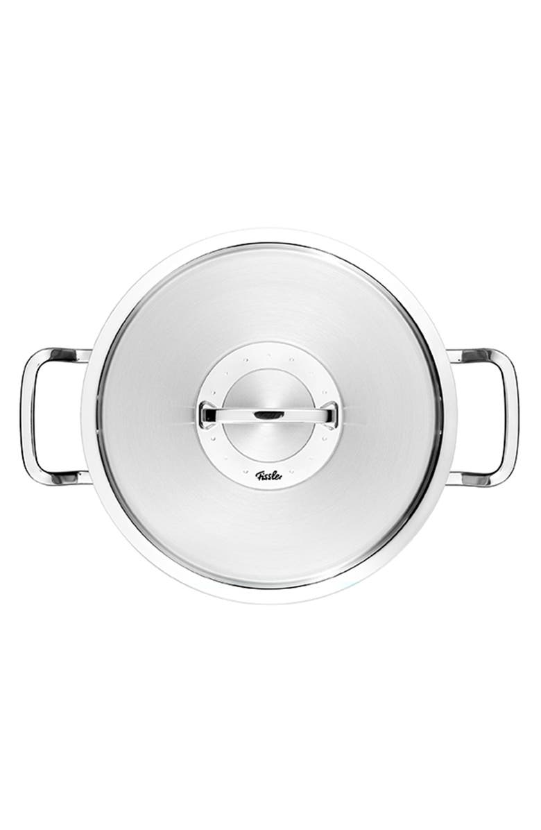 Fissler Original-Profi Collection Stainless Steel Stock Pot with Metal Lid, Alternate, color, Stainless Steel
