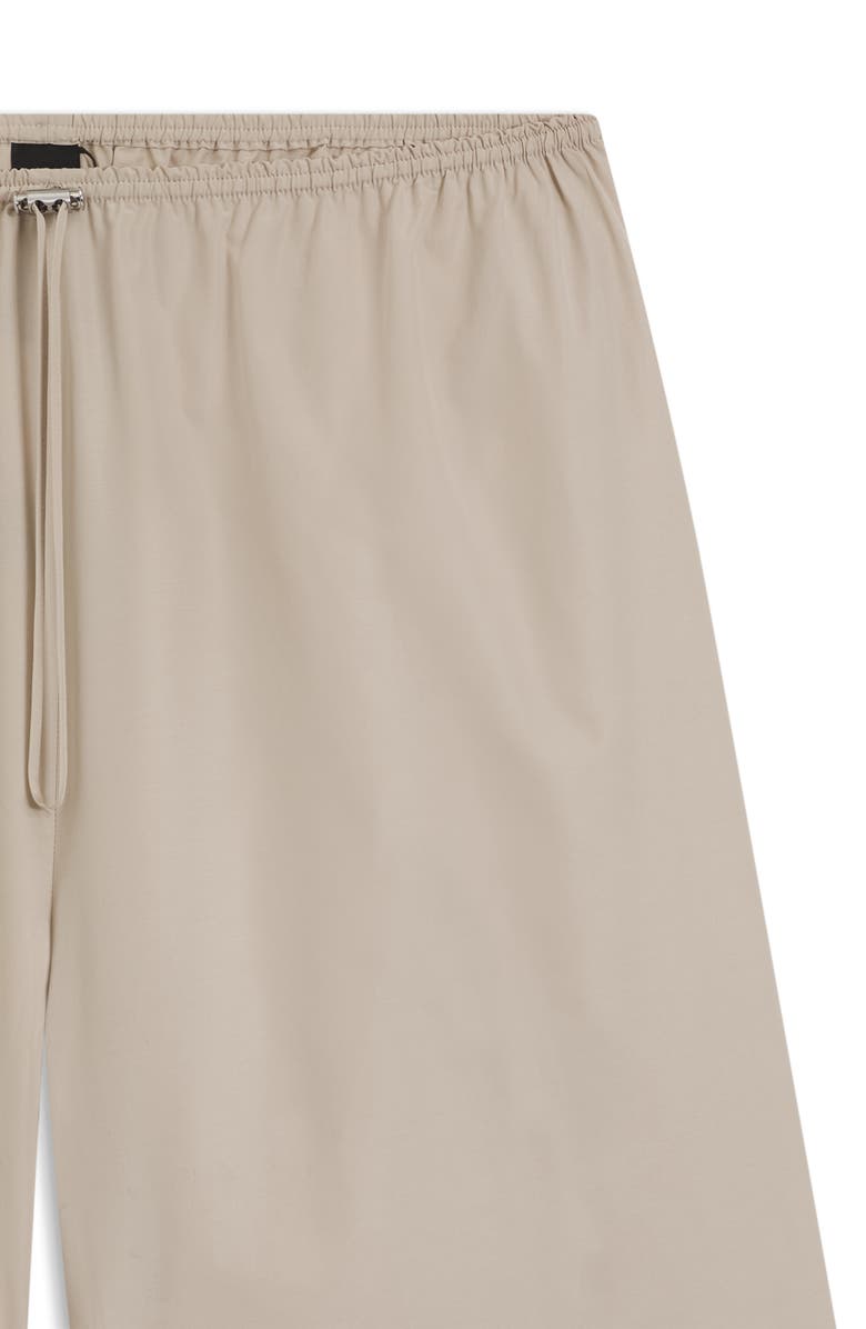 BOSS Tatefa Drawstring Wide Leg Pants, Alternate, color, Pumice Air Cotton