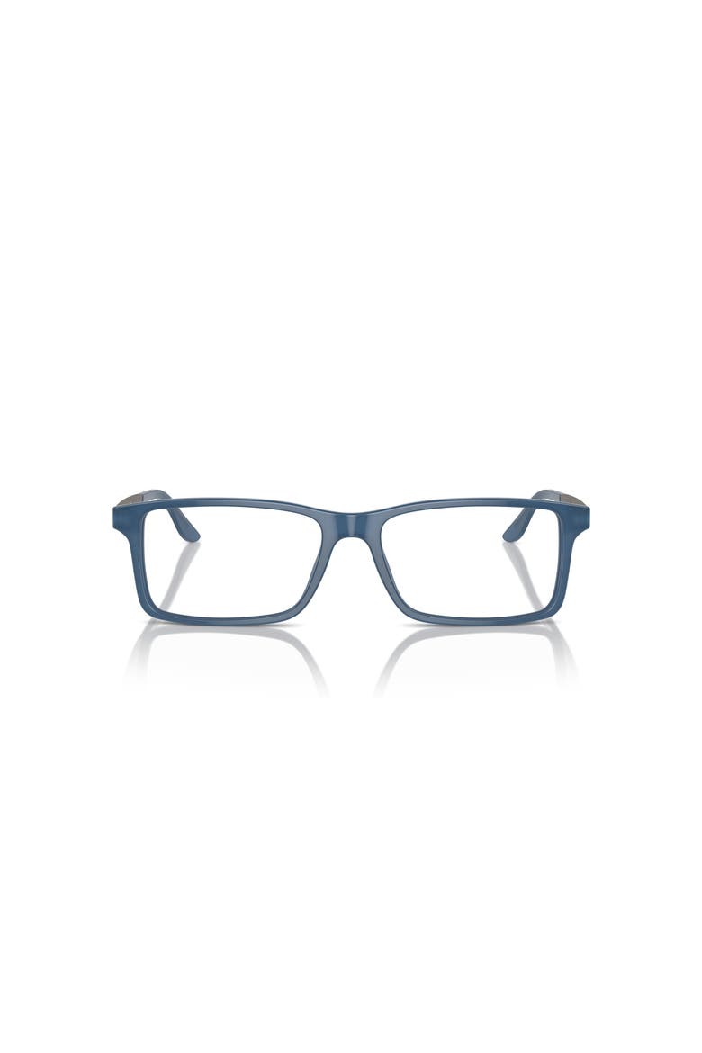 55mm Rectangle optical glasses, Alternate, color, Blue