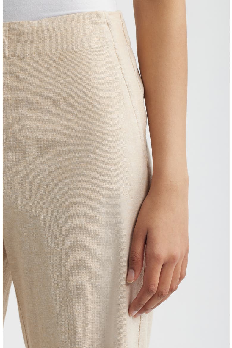Lenox Linen Blend Wide Leg Pants, Alternate, color, NEUTRAL MIX