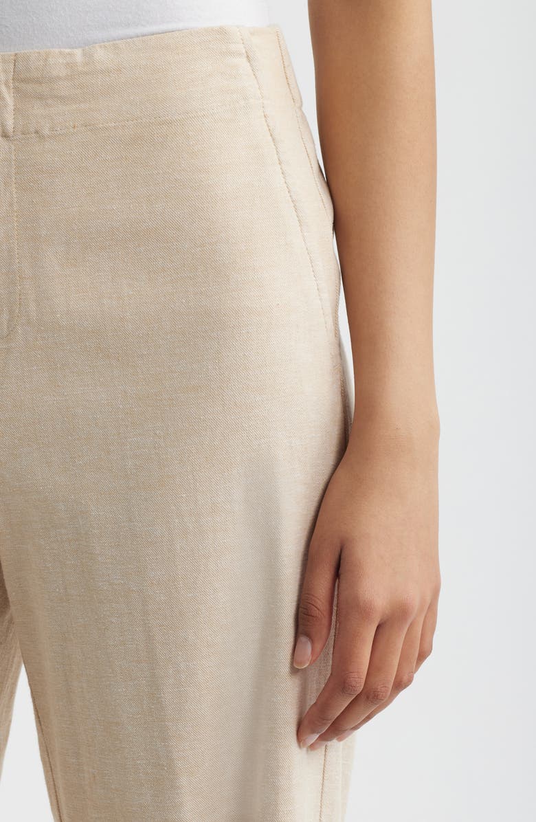 NIC+ZOE Lenox Linen Blend Wide Leg Pants, Alternate, color, Neutral Mix