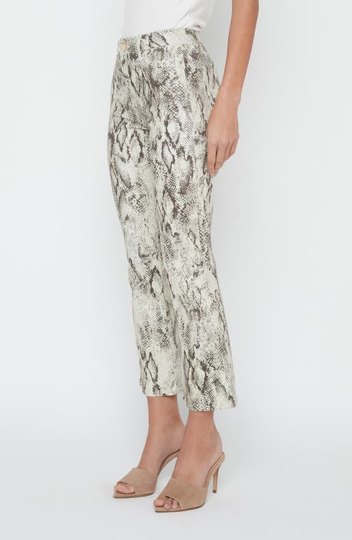 L'agence Tati Mico Crop Bootcut Jeans In Green