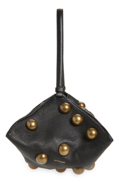 ALTUZARRA ALTUZARRA ORIGAMI STUD LEATHER EAST/WEST SHOULDER BAG