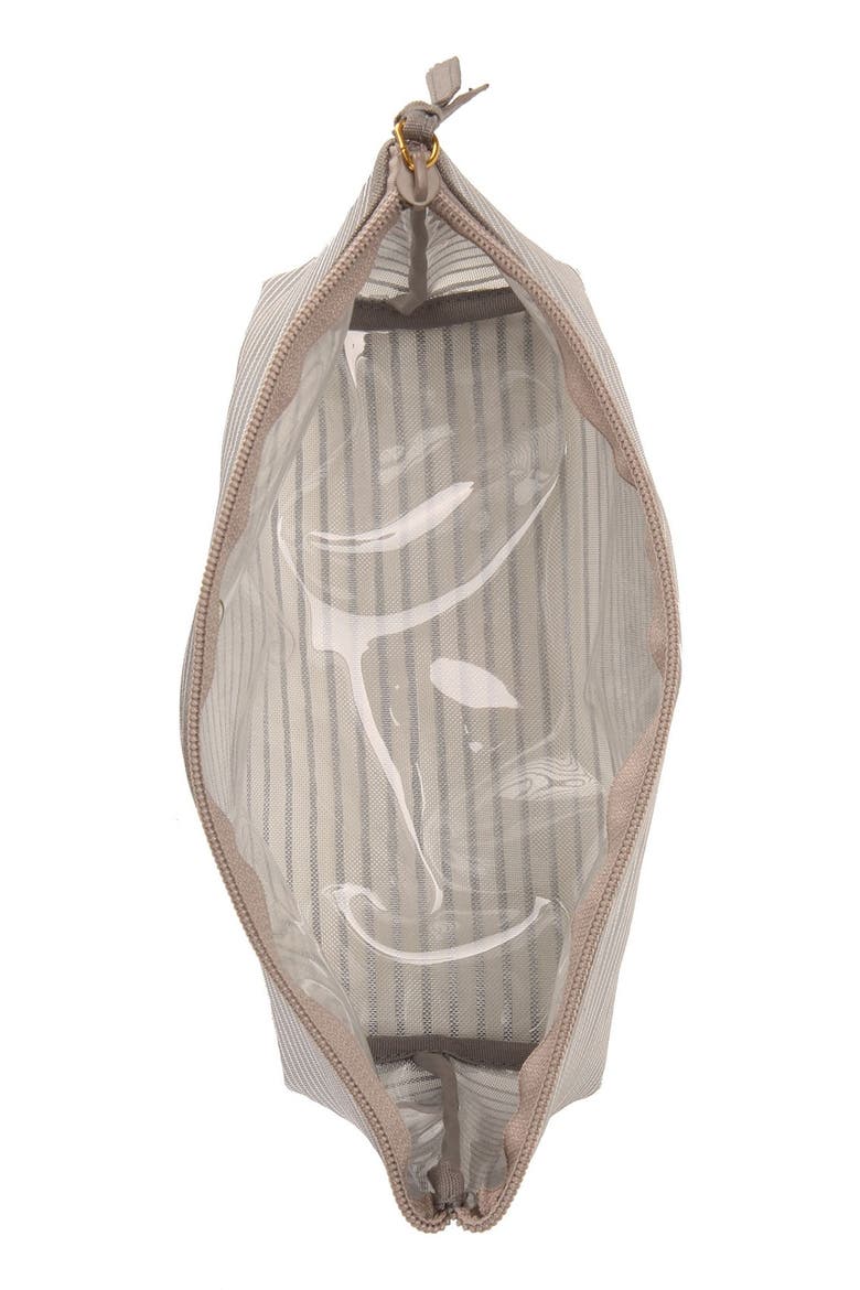 steph&co. Silver Medium Cosmetics Case (Limited Edition) (Nordstrom Exclusive), Alternate, color, NO COLOR