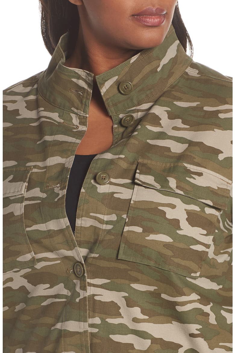 Camo Print Utility Jacket, Alternate, color, LIGHT CAMO PRINT