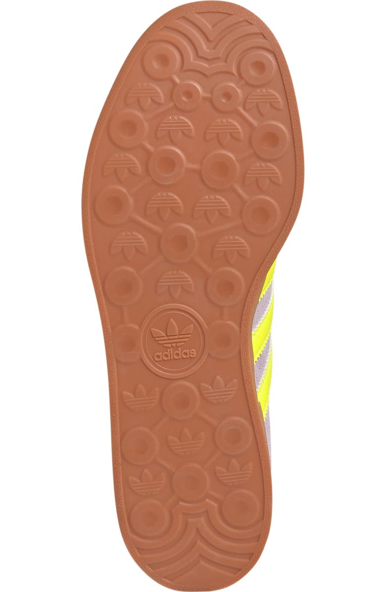 adidas Gazelle Stack Platform Sneaker, Alternate, color, Ice Lavender/ Yellow/ Gum