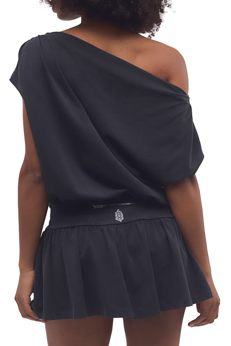 Hot Shot City Minidress, Alternate, color, BLACK