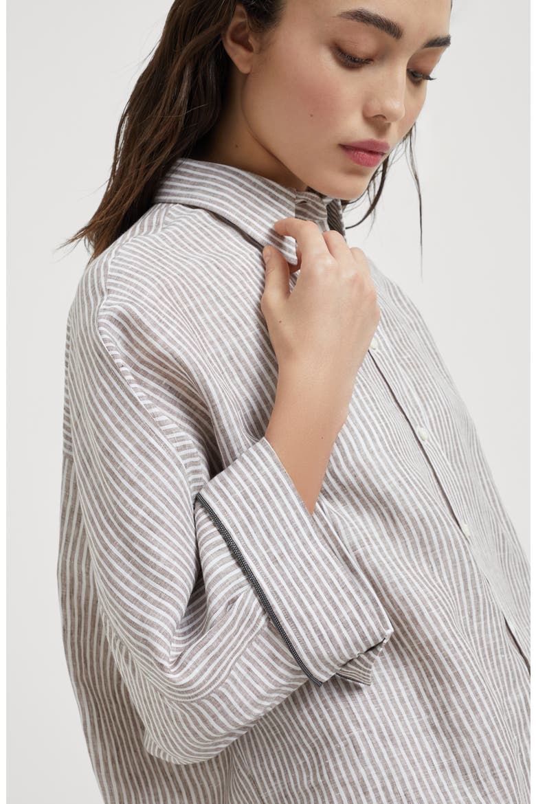 Linen shirt, Alternate, color, Light Brown