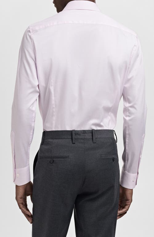 Mango Slim Fit Cotton Suit Button-up Shirt In Pink