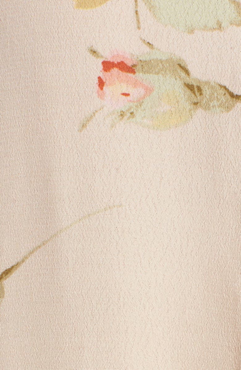 Obey Sinclair Floral Print Shirt, Alternate, color, 