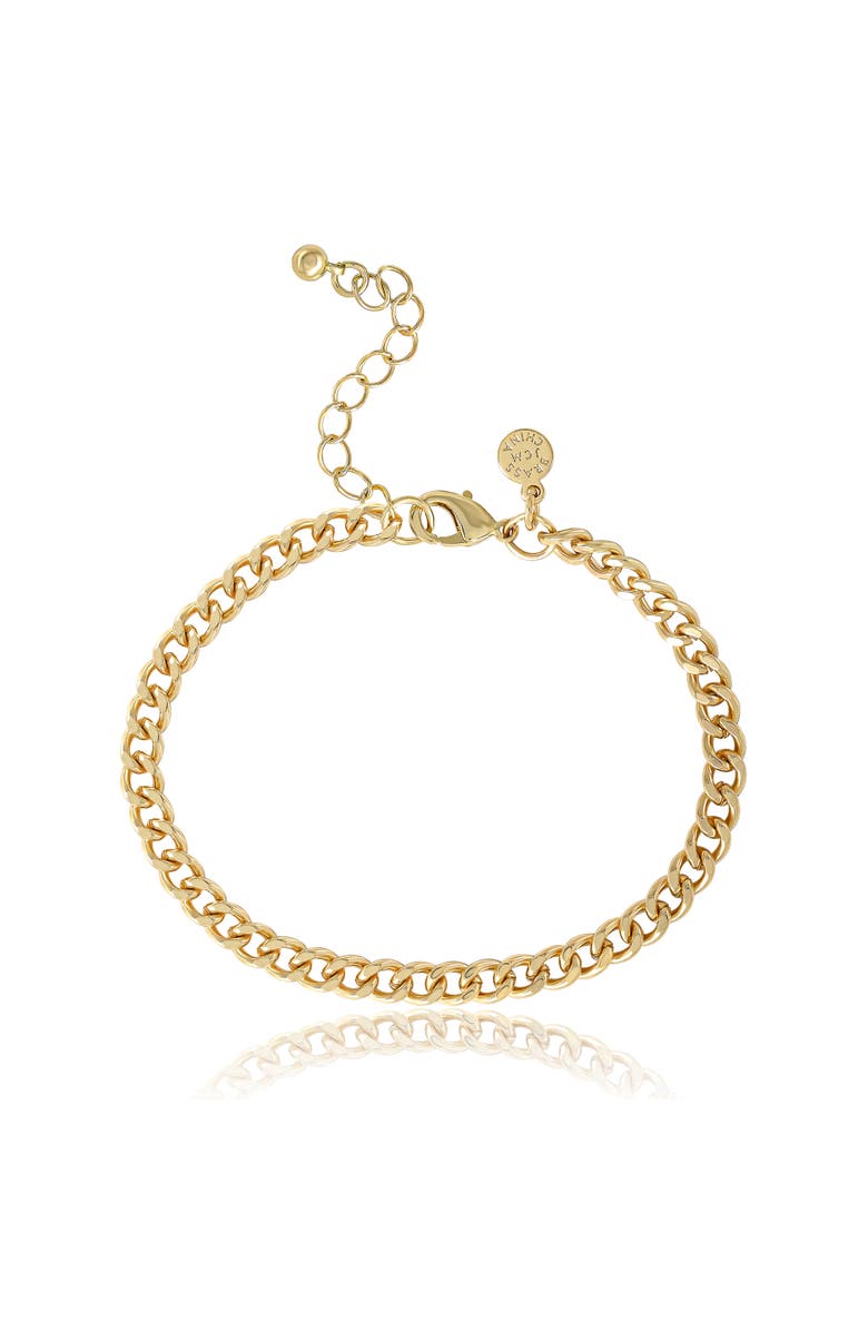 Jessica Simpson Gold-Tone Layered Bracelet Set, 4 Piece Set, Alternate, color, Gold