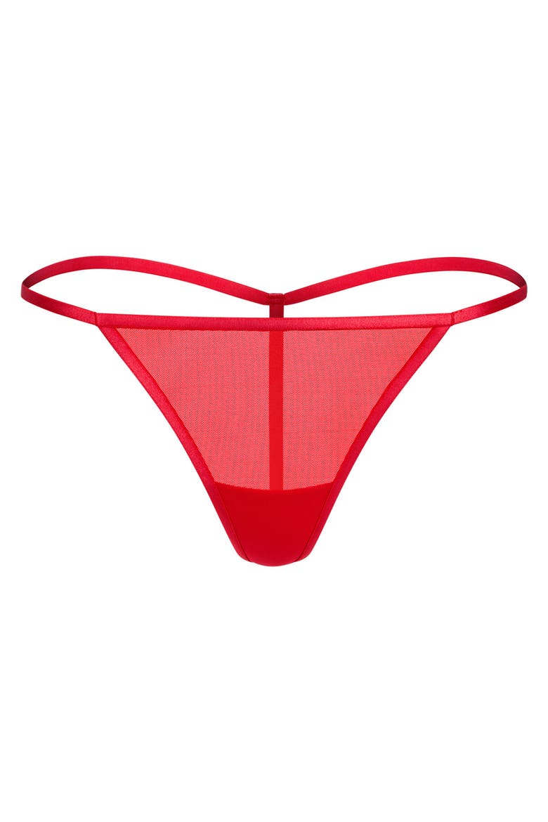Fantasia G-String Panties, Main, color, Dark red