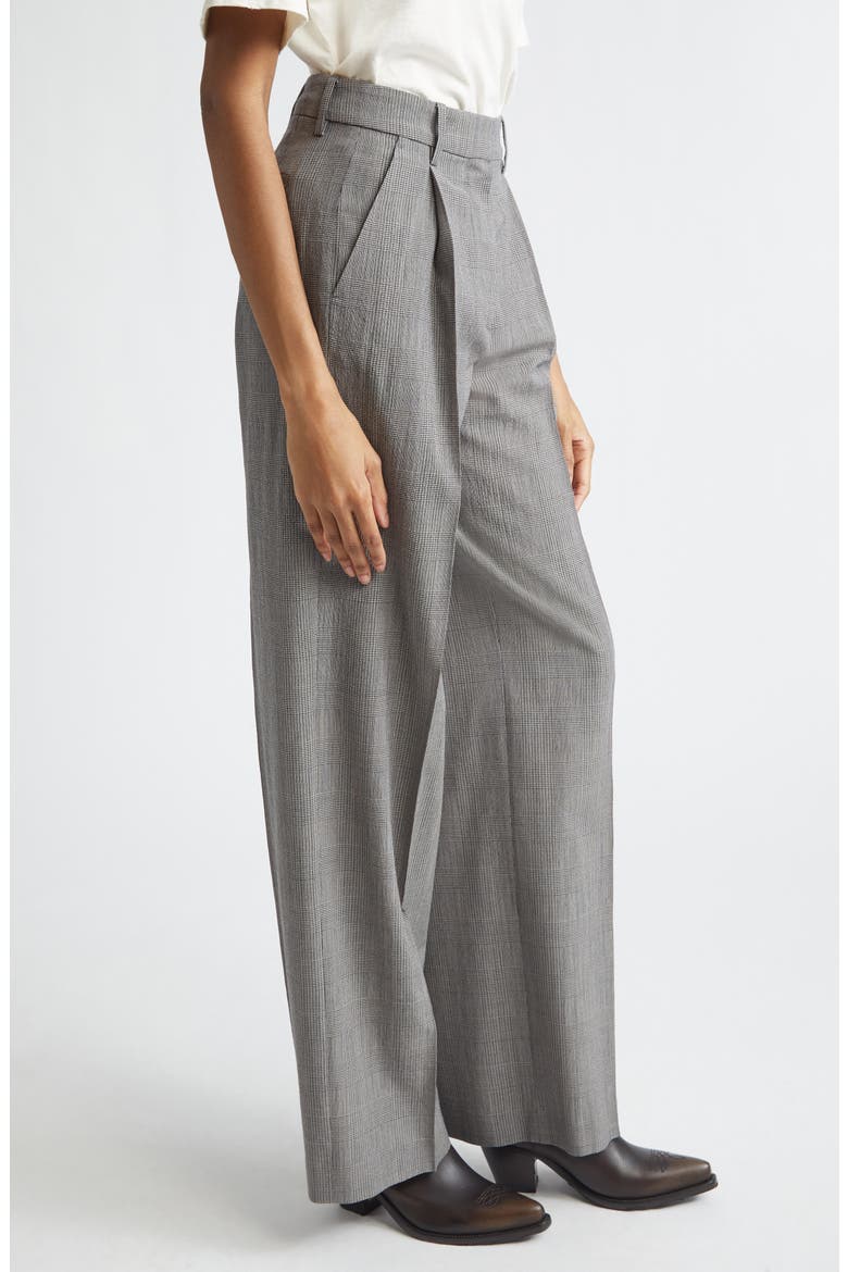 Journey Wide Leg Wool Pants, Alternate, color, GREY SHADES