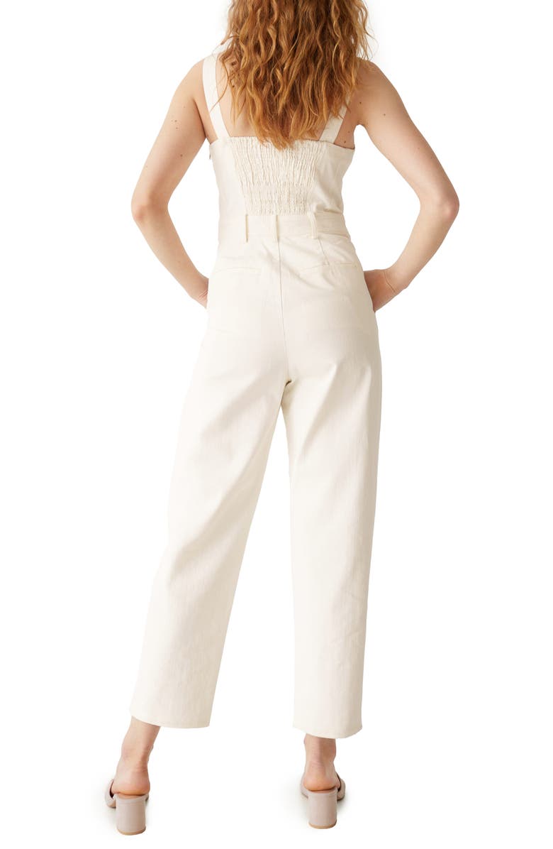& Other Stories Bustier Cotton Jumpsuit, Alternate, color, 