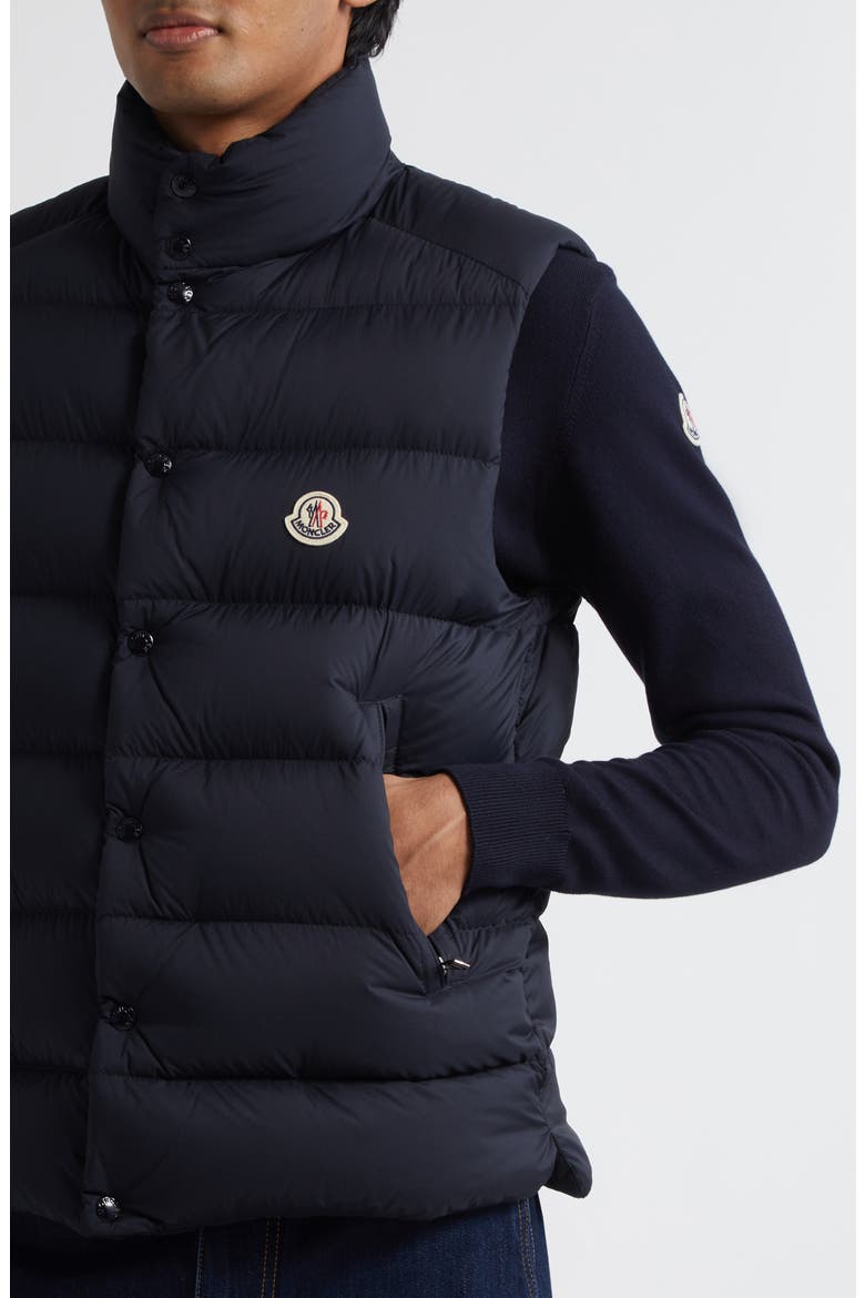 Tibb Down Puffer Vest, Alternate, color, OBSIDIAN BLUE