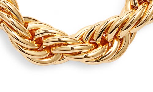 Nest Jewelry Statement Rope Chain In Brown