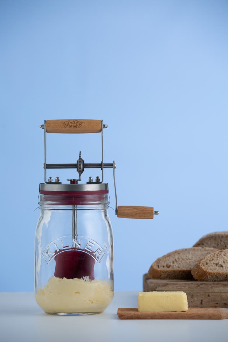 Scratch Cooking Butter Churner, Alternate, color, Clear