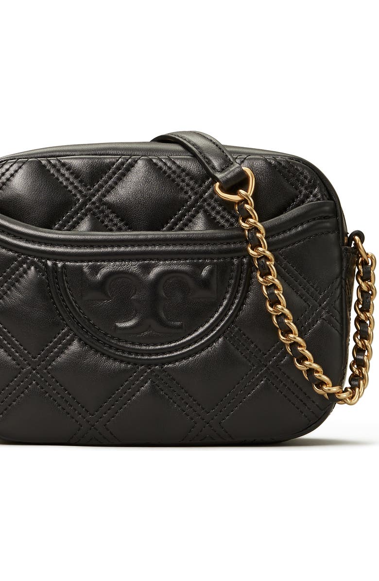 Tory Burch Fleming Quilted Leather Camera Bag, Alternate, color,